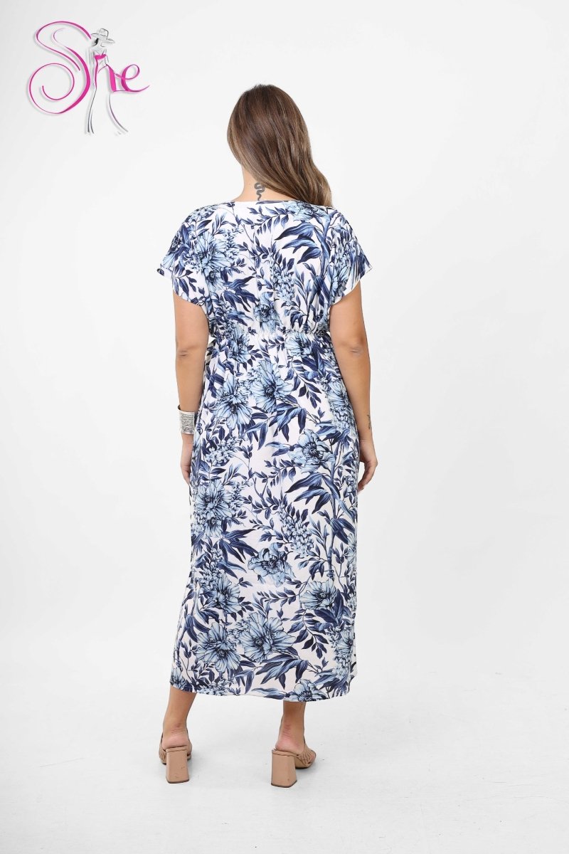 Flower Causal Dress, side view