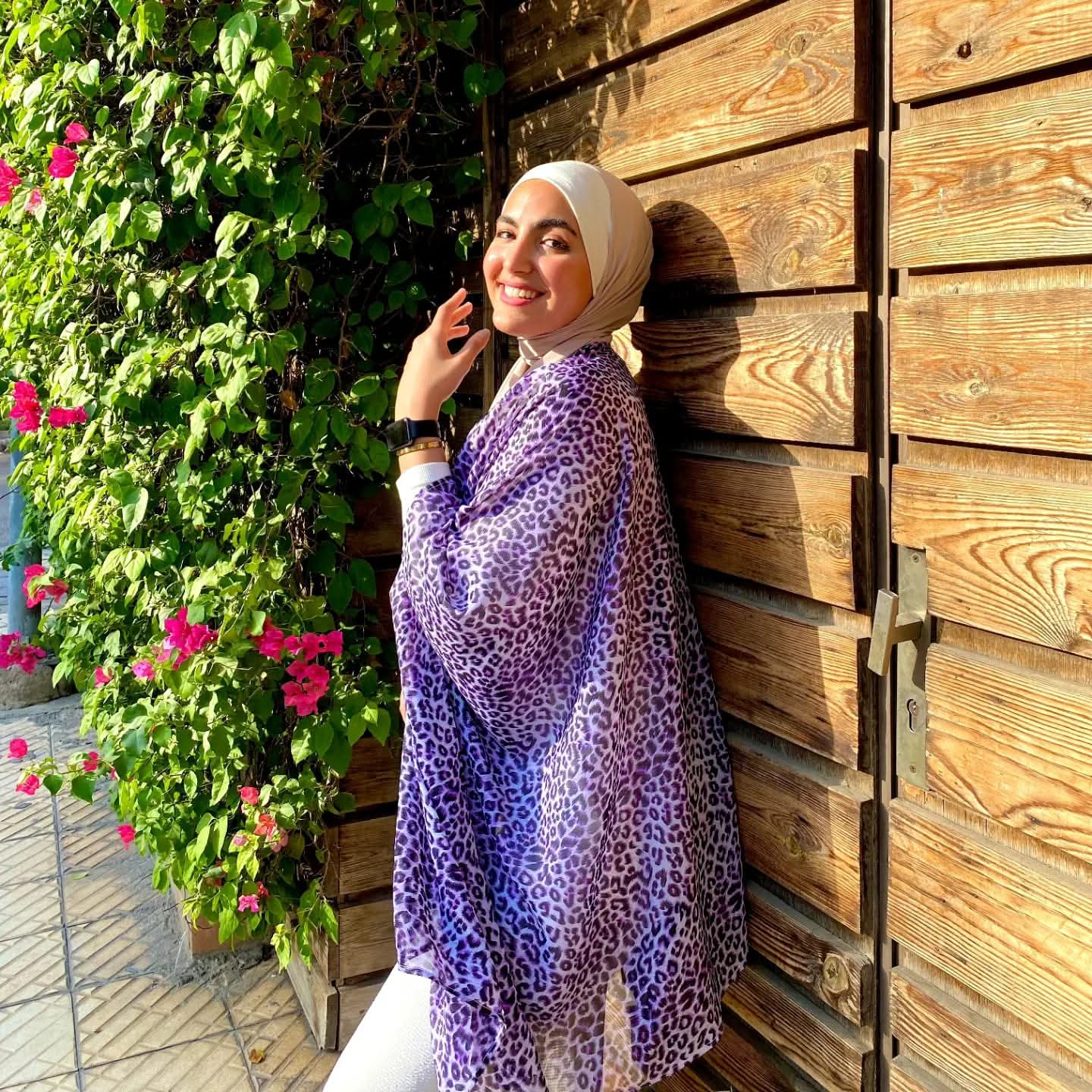 Printed Chiffon Kimono