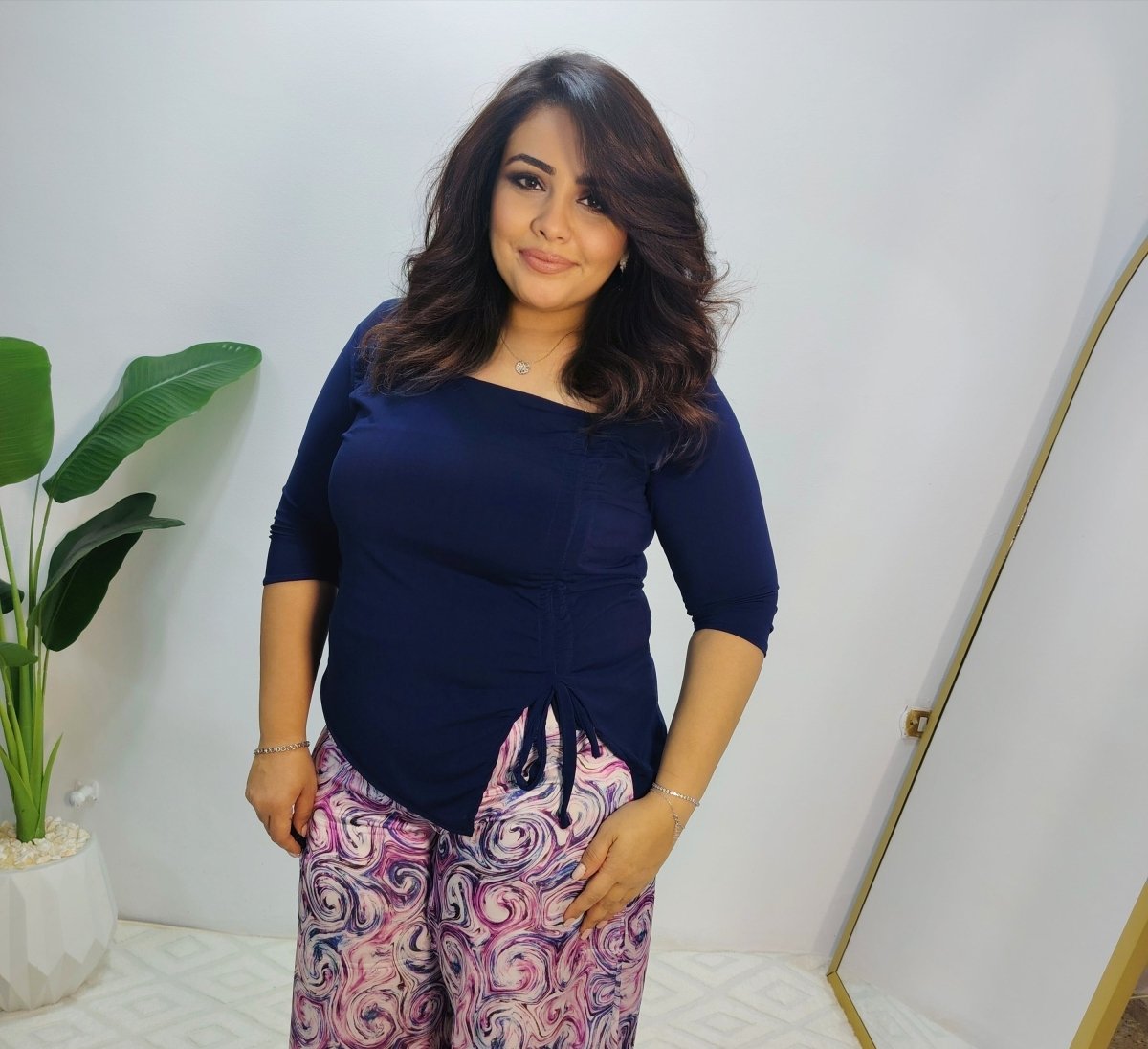 Jersey Wrap Blouse