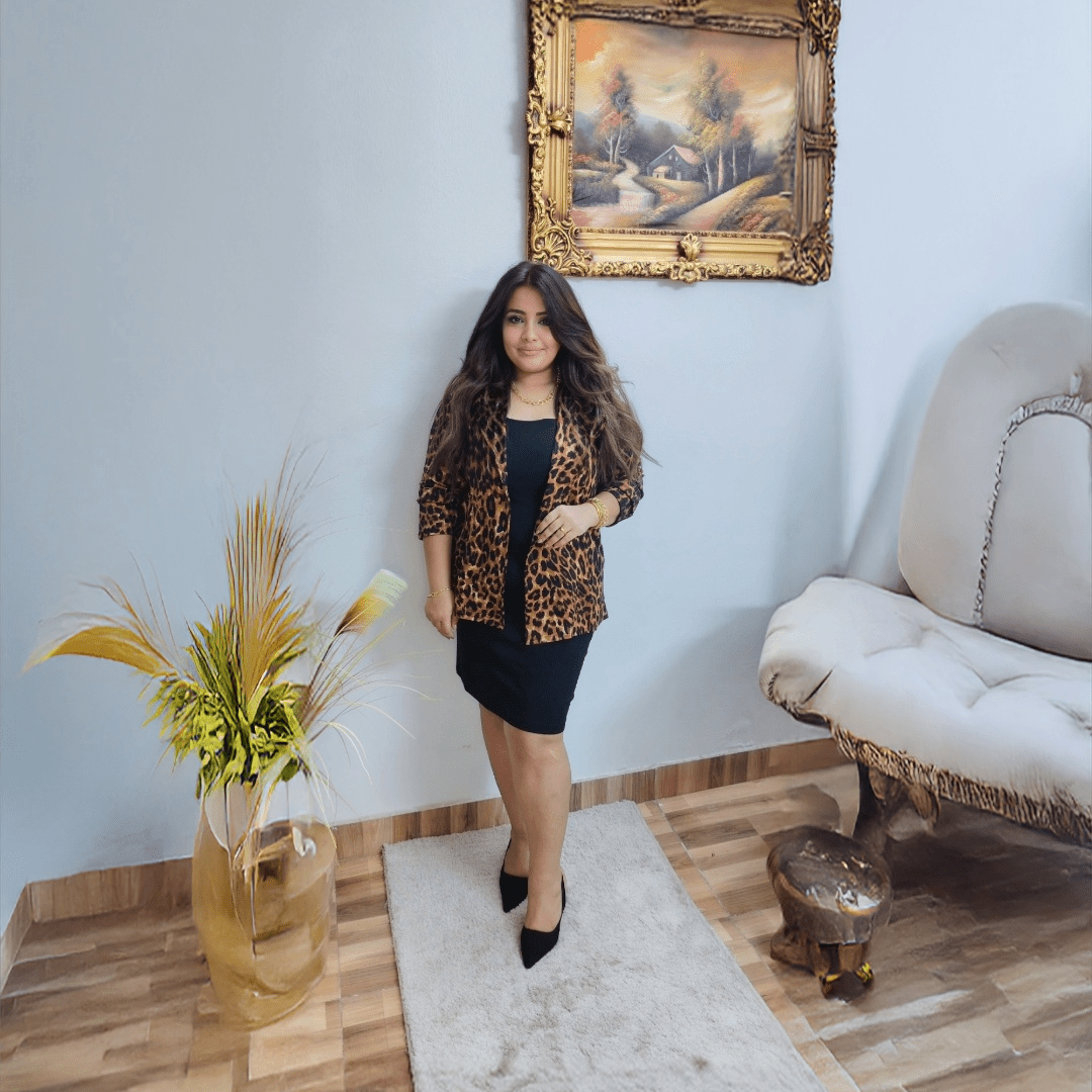 بليزر شيك بطبعة الفهد