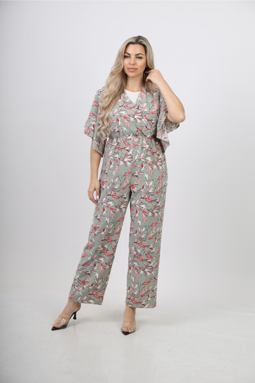 Tropical Flow Jumpsuit – Soft Printed
