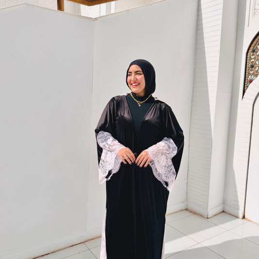 Elysian Velvet Lace Kimono