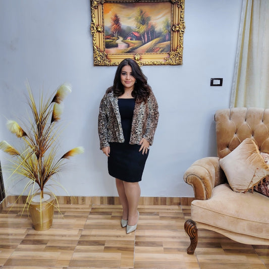 Faux Fur Jacket – Chic Winter Ensemble