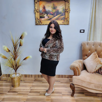 Faux Fur Jacket – Chic Winter Ensemble