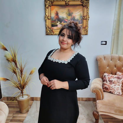 Elegant Dress Soft Lycra