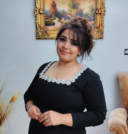 Elegant Dress Soft Lycra