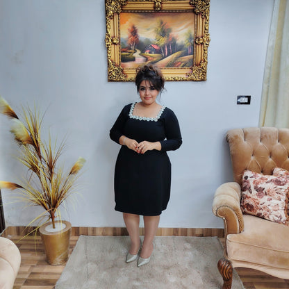 Elegant Dress Soft Lycra