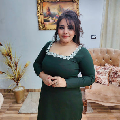 Elegant Dress Soft Lycra