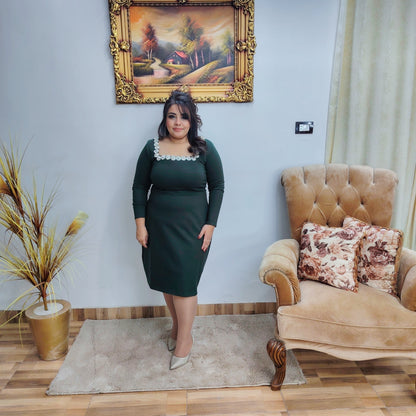 Elegant Dress Soft Lycra