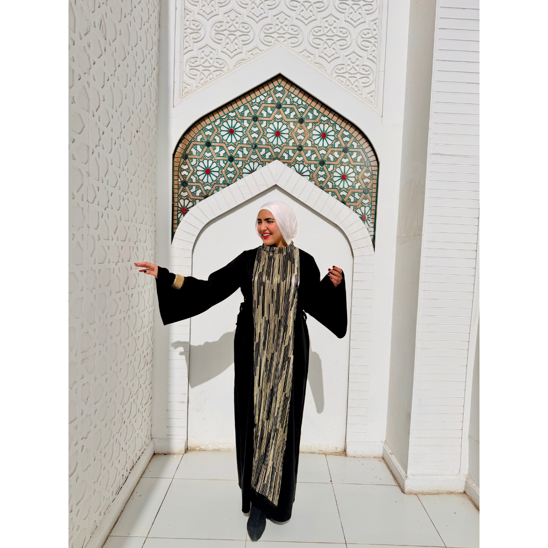 Layali Metallic Abaya