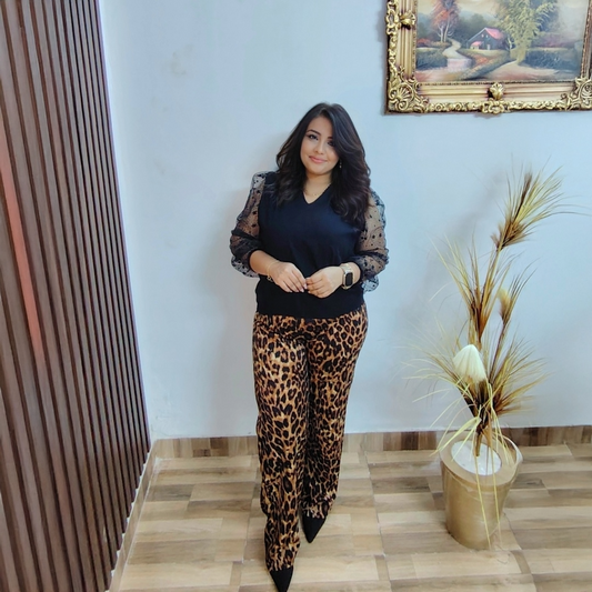 Leopard Print Pants – Rosaline Fabric