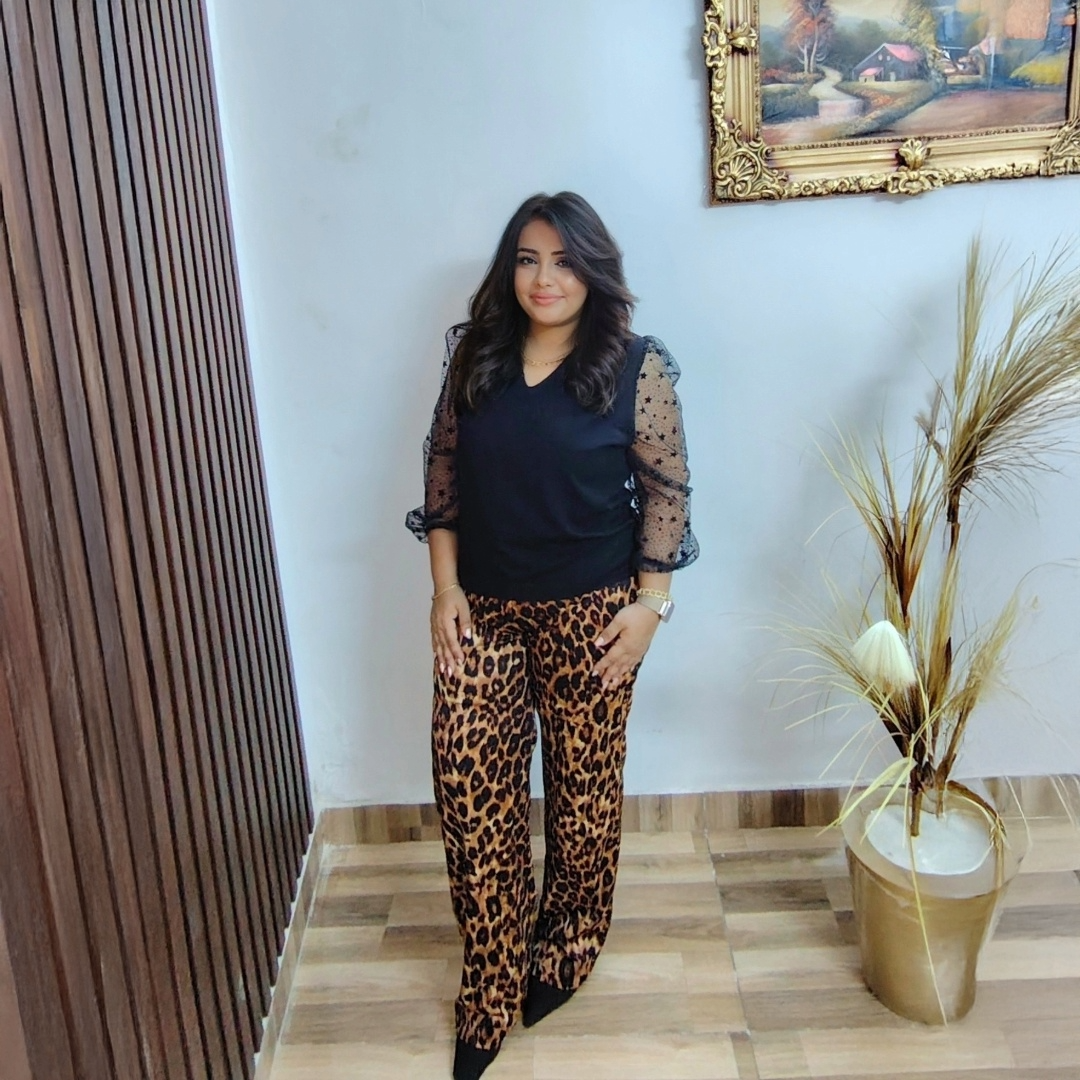 Leopard Print Pants – Rosaline Fabric