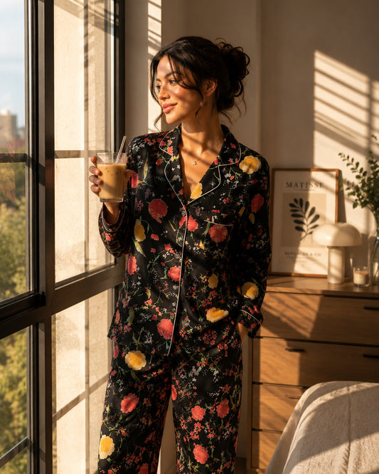 Midnight Garden Pajama Set