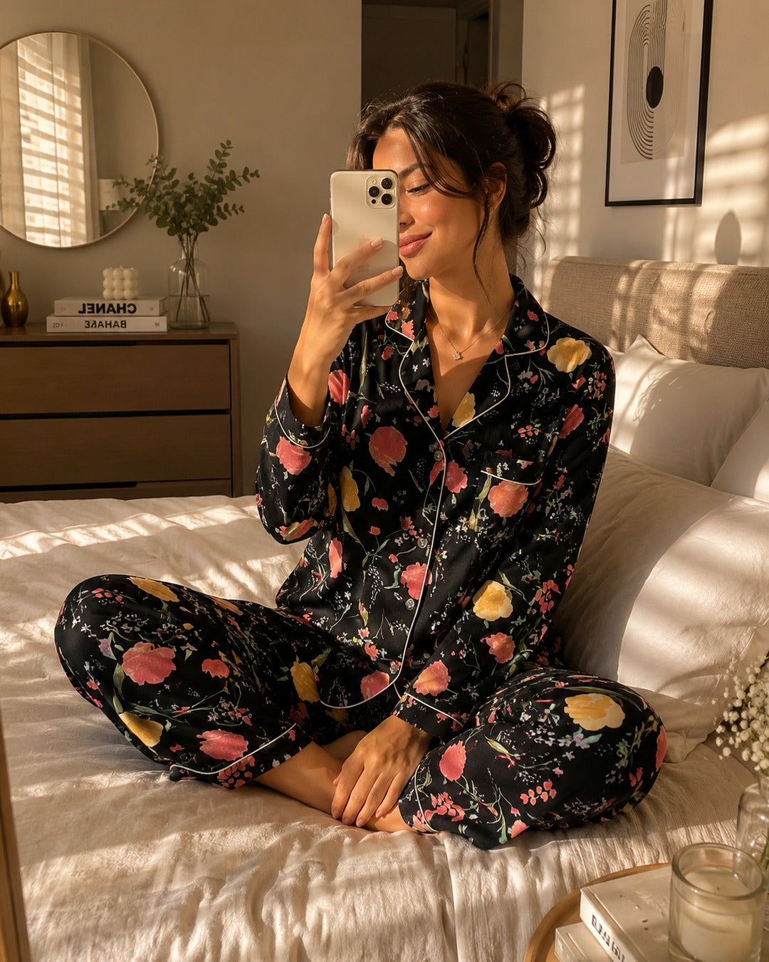 Midnight Garden Pajama Set