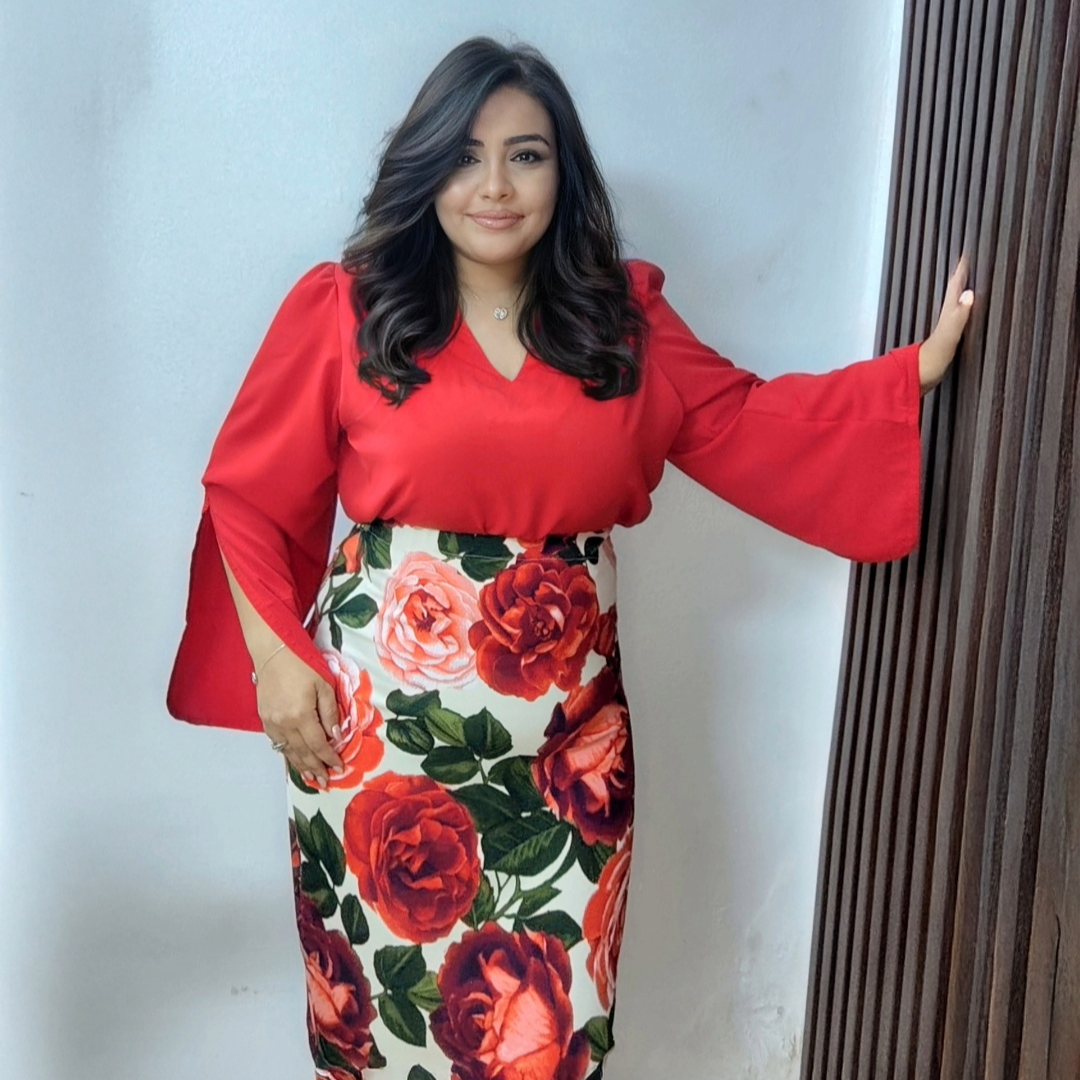 Scarlet Elegance Blouse