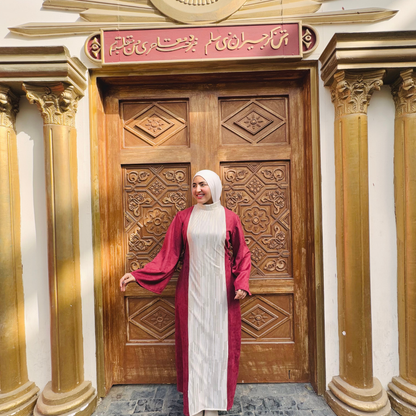 Velour Pleats Abaya