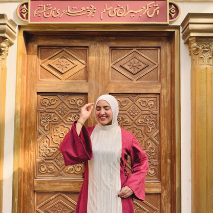 Velour Pleats Abaya