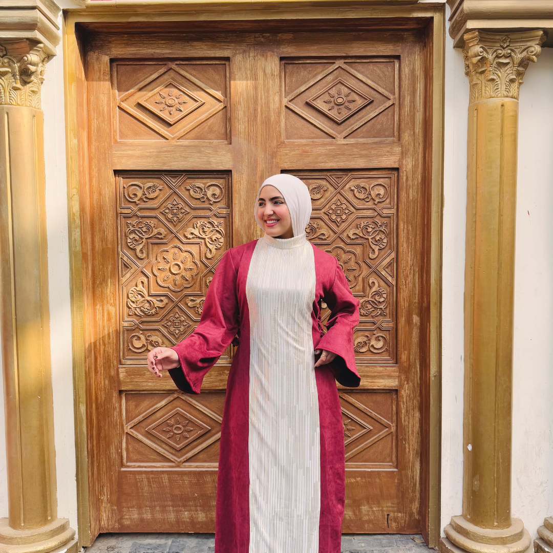 Velour Pleats Abaya
