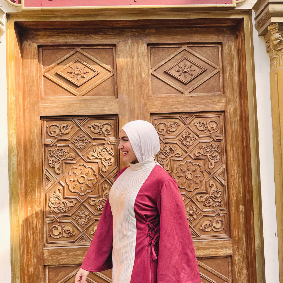 Velour Pleats Abaya