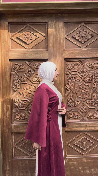 Velour Pleats Abaya